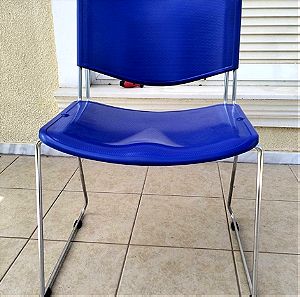 Καρέκλα επισκέπτη μπλε (7 τεμάχια διαθέσιμα)