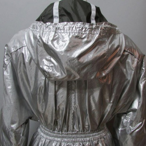 Celine Metallic Silver Insulated Jacket premium edition like new