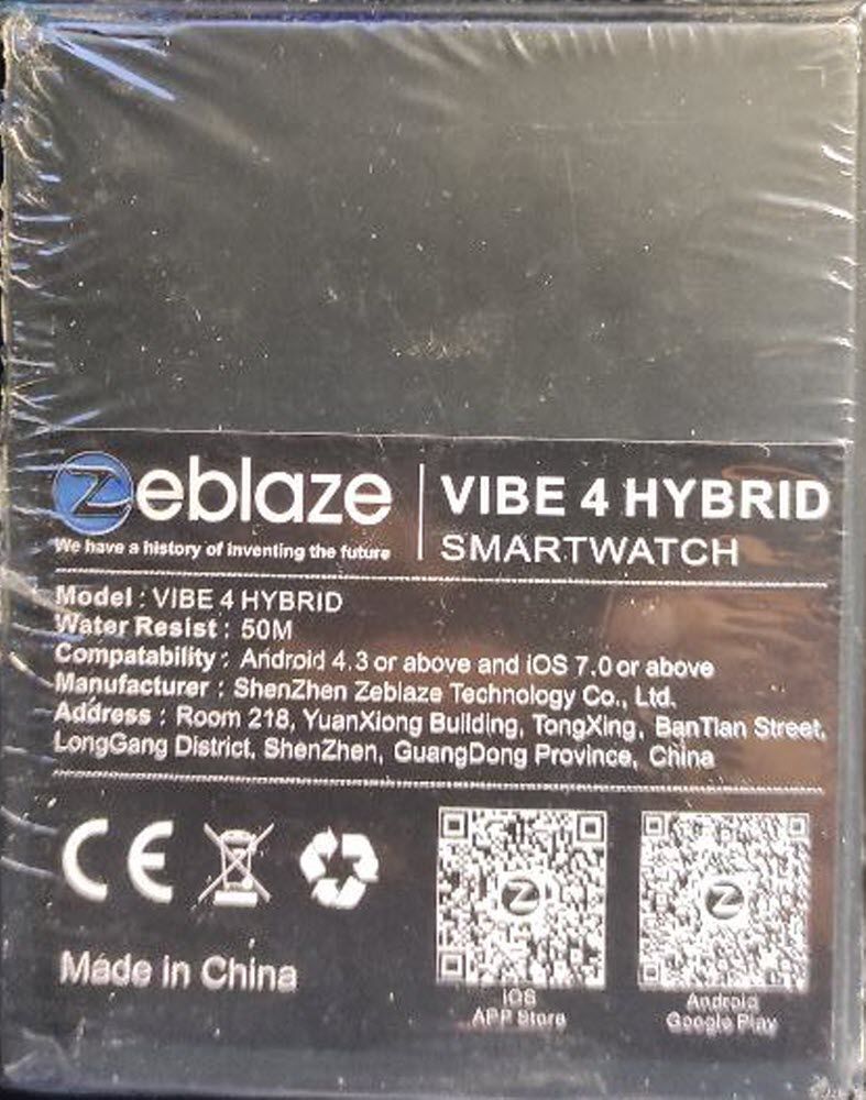 Zeblaze vibe 4 hybrid hotsell smart watch