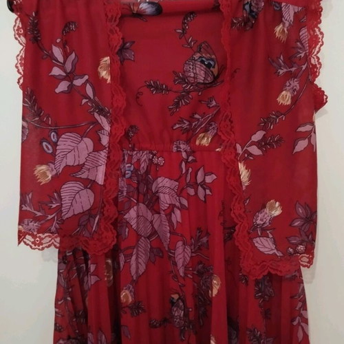 Dress with bolero used, multicolor, one size