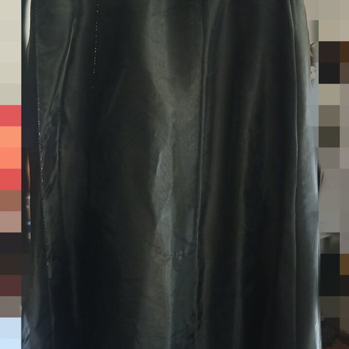 Long skirt tailored like new, black, size XXL