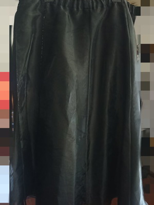 Long skirt tailored like new, black, size XXL
