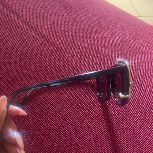 KISTERSS sunglasses used, handmade, purple color