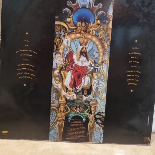 Michael Jackson Dangerous vinyl used