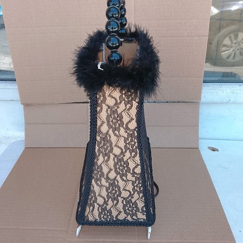 Portable lamp bag used, lace 38cmX26cm