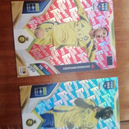 Fan's Favorite Ronaldo and Mane stickers like new