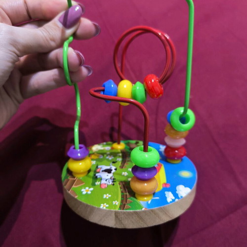 Wooden marble toy new for fine motor skills practice