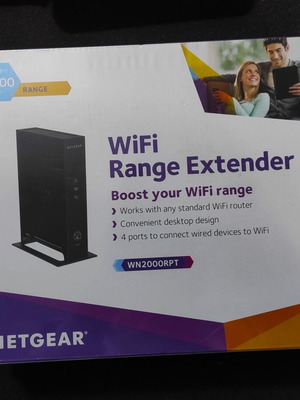 Netgear WiFi Range Extender WN2000RPT new sealed