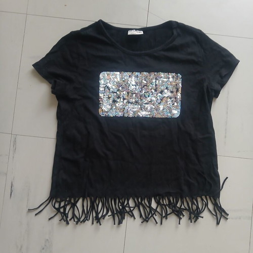 T-shirt Lc Waikiki black size 140 cm like new