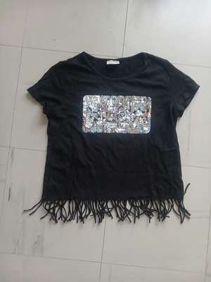 T-shirt Lc Waikiki black size 140 cm like new
