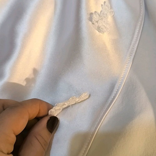 Wedding dress used with bodysuit, sarpa, veil and skirts in tulle, cashmere, lace