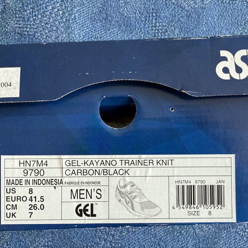 Asics Gel Kayano Trainer Knit men's shoes size 41 new