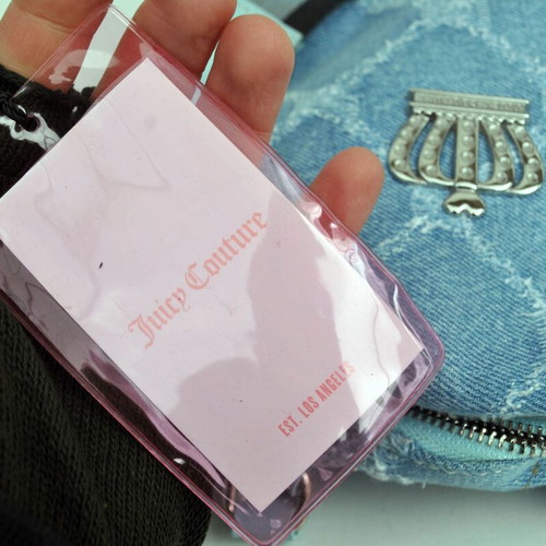 Juicy Couture Blue Jean bag like new, shoulder, blue
