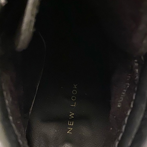 New Look boots faux leather with laces like new, size 39