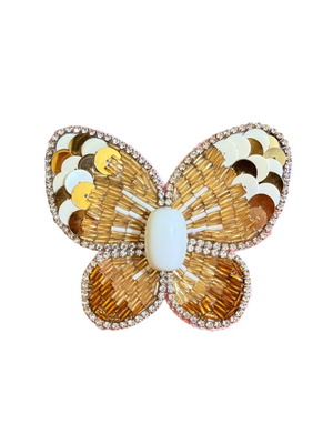Handmade colorful butterfly brooch new