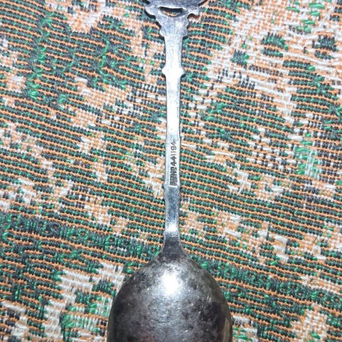 Souvenir spoons used from Isle of Man, Wales and Scotland
