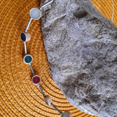 Necklace like new made of non-allergenic metal, handmade from Hydra