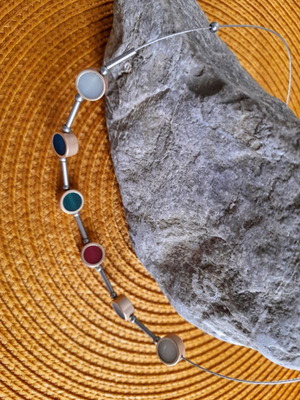 Necklace like new made of non-allergenic metal, handmade from Hydra