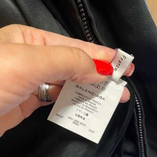Balenciaga women's leather jacket like new