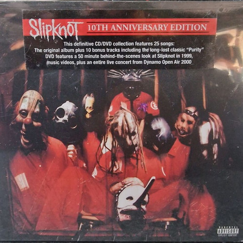 Slipknot Slipknot 10th Anniversary Edition CD new with Bonus Tracks & collectible DVD