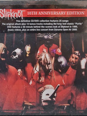 Slipknot Slipknot 10th Anniversary Edition CD new with Bonus Tracks & collectible DVD