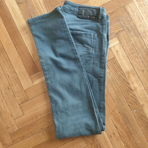 Diesel women's cotton jeans size 28 like new, gray blue
