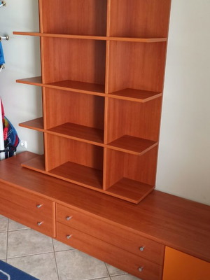 Children's room set used with corner desk and single bed