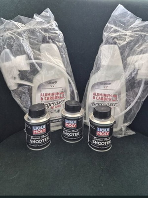 Liqui Moly engine flush and degreaser set new