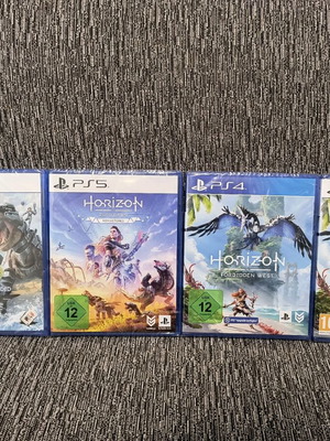 Horizon Forbidden West, Horizon Zero Dawn, Ark Survival Ascended PS4 PS5 new