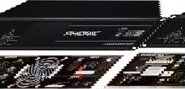 Τελικός ενισχυτής phonic max 1500 PA 2 Καναλιών 450W/4Ω