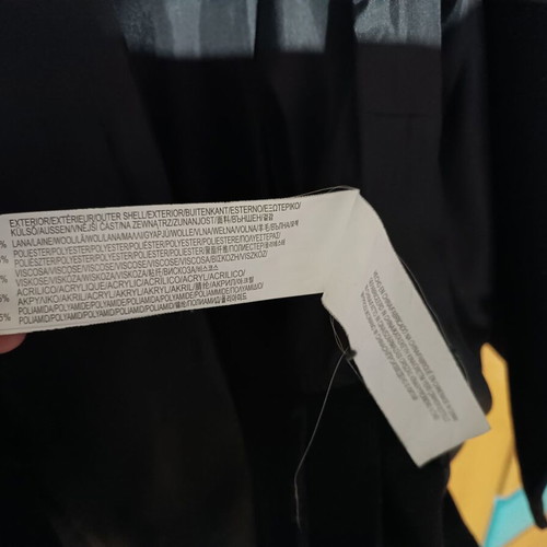 Μαύρο μάλλινο παλτό/κάπα Pull & Bear σαν καινούργιο, μέγεθος M