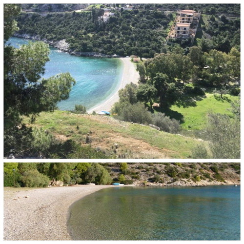 Land 1000 m² in Pefkali Corinthia with view and buildable