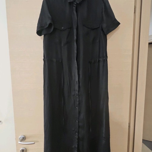 Terranova satin dress like new, black, size S