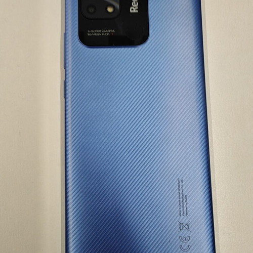 Redmi 10c smartphone with new battery, blue, 4/64GB