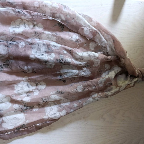 Cotton and viscoz scarves like new, multicolored