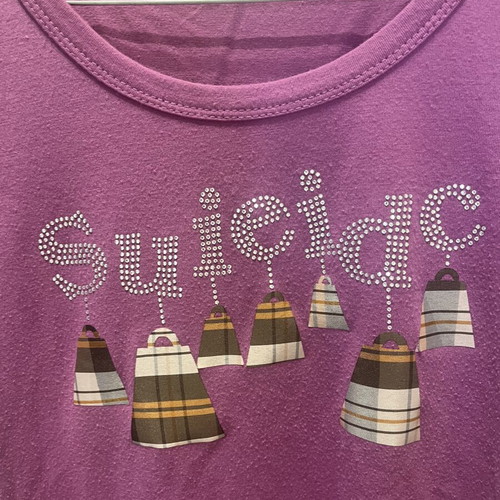 T-shirt J&Y women's small medium like new, purple