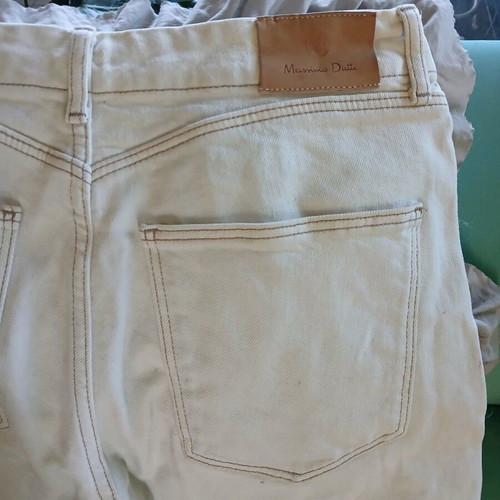 Massimo Dutti beige ecru jeans size 40 like new