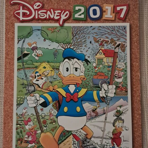 Disney calendars like new, set of three signed by Don Rosa