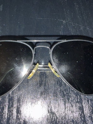 Ray Ban Bausch and Lomb черни хромирани слънчеви очила с G15 лещи