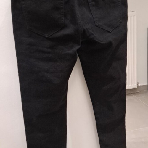 Black denim pants like new, size XXXL