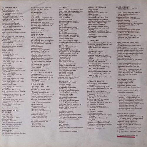 Christopher Cross Another Page vinyl LP album, rock