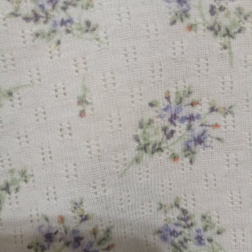 Women's short-sleeve white cream floral t-shirt H&M like new, size M