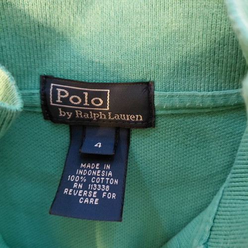 Ralph Lauren Polo T Shirt like new, green, boys 3-4 years