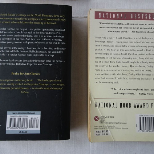 English books used, 15 vintage fiction and true stories