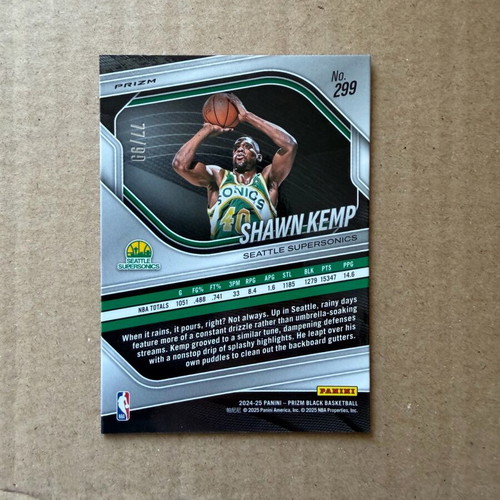 Panini Prizm Shawn Kemp /99 like new
