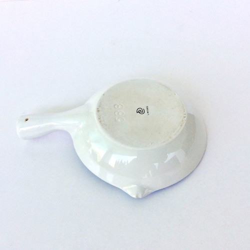 Limoges porcelain bowl used with handle and vintage spout
