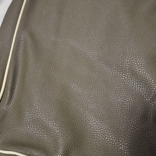 Messenger bag like new, khaki embossed faux leather