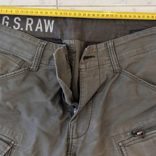 G-Star Raw men's cargo pants gray used W33 L32