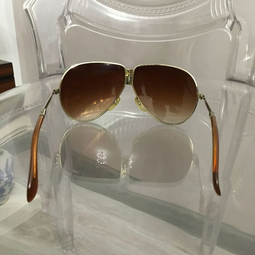 Marlboro vintage gold-tone folding aviator sunglasses