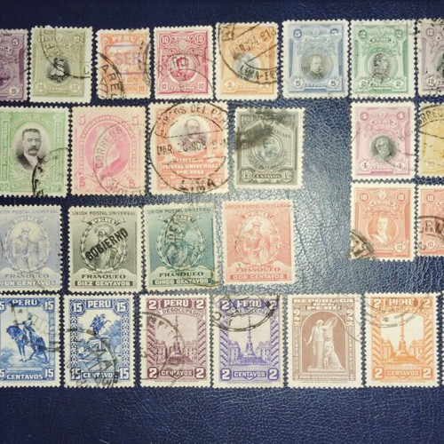 Peru classic stamps collection lot